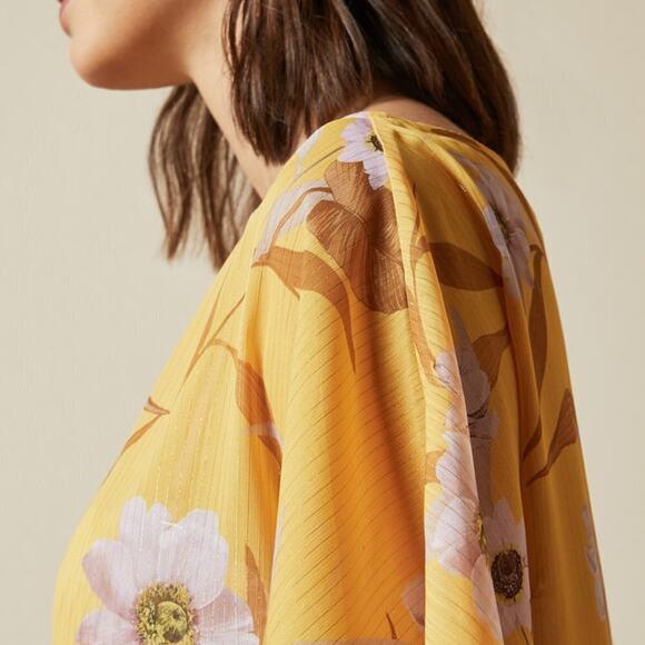 NWOT Ted Baker SOLD OUT "NEIMAA" Cabana square cover up - Picture 5 of 5